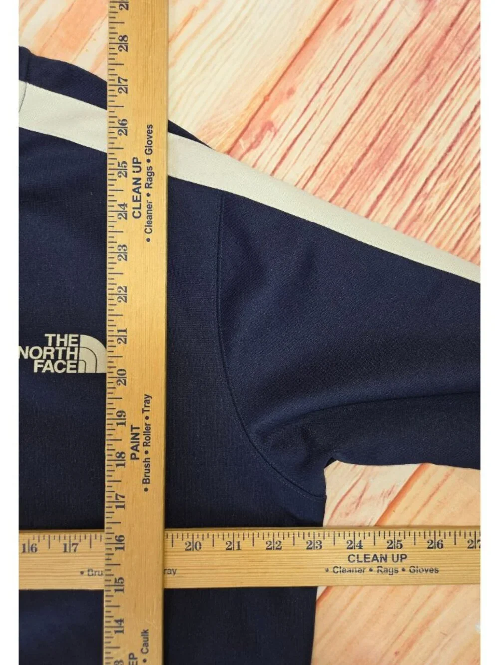 The North Face Mens Navy Blue Full-Zip Track Jacket Large
